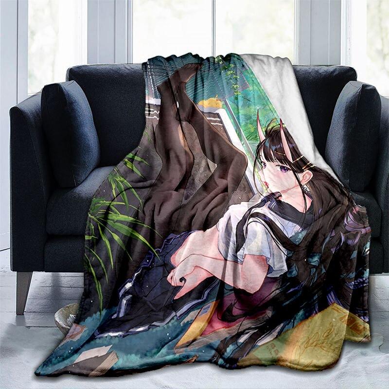 Hot Body Anime Sexy Girl Modern Blanket Flannel Soft Plush Sofa Bed Throwing Cartoon Blankets for Beds Gifts Dropshipping