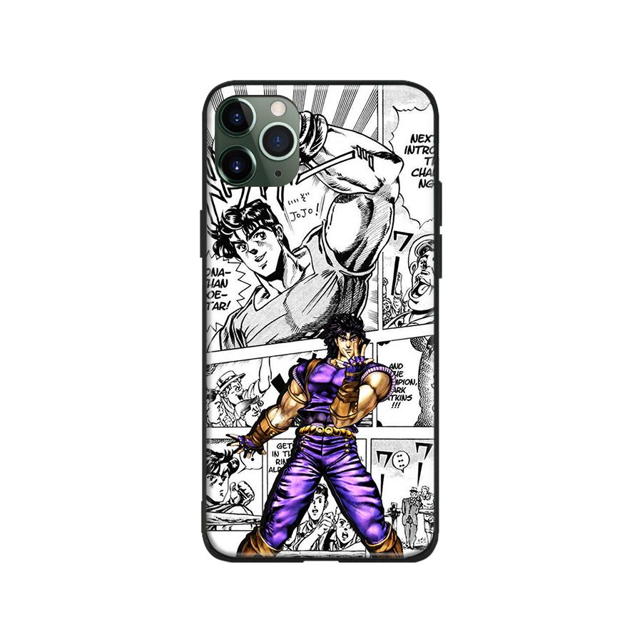 Мягкий силиконовый чехол для телефона JoJo's Bizarre Adventure с персонажем для iPhone 6s 7 8 Plus X XR XS 11 12 13 mini Pro Max