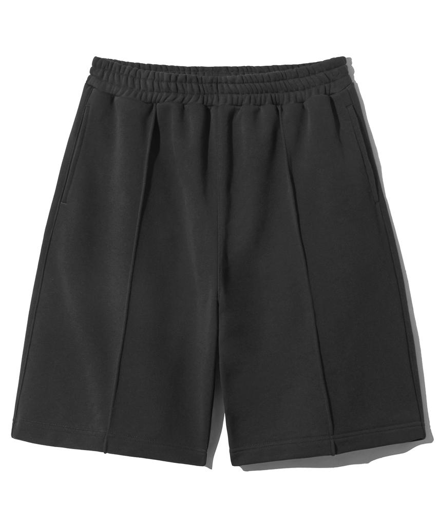 FILLUMINATE Pintuck Training Sweat Shorts - Black