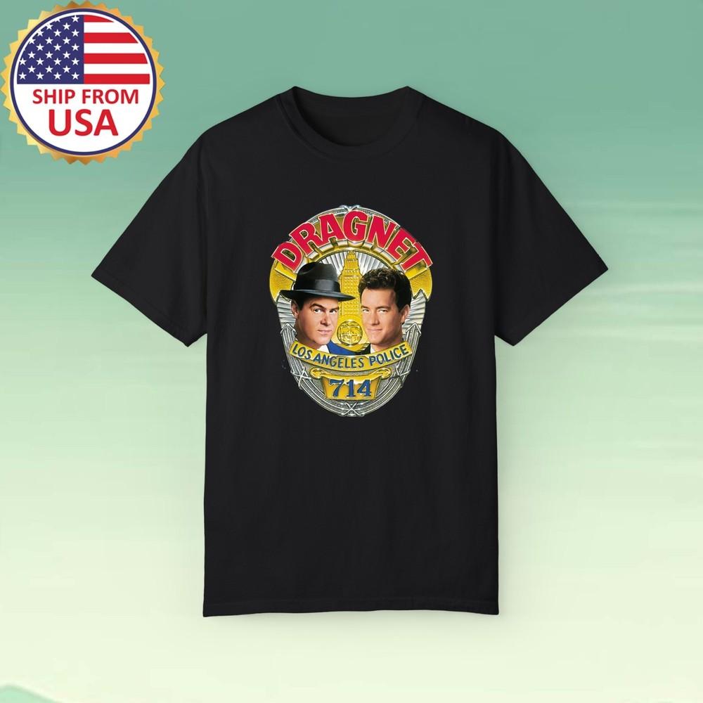 Dragnet Retro Classic TV Series Men#039;s Black Size S5XL Unisex T-Shirt