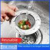 Stainless Steel Kitchen Sink Strainer Anti-Clog Funnel