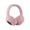 Winter Outdoor Plush Earmuffs Bluetooth Wireless Cute Warm Fur Headphones Earphones Solid Color Stereo Wireless Headset