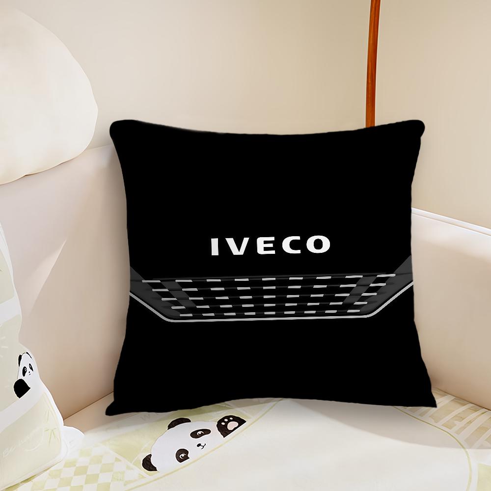 Fashion Car IIVECO cushion cover Pillow Case Plush Fabric Soft Double Sided Print Sofa Cushion Cover Throw Pillow Covers