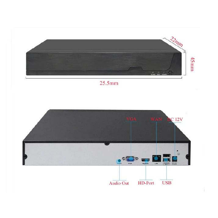 XM 8-мегапиксельный H.265 CCTV NVR, 10 каналов, для IP-камер 2MP, 5MP, 4K, поддержка обнаружения лиц, видеорегистратор DVR, система безопасности XMEYE