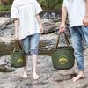 Portable Fishing Bucket Multipurpose Water Storage Bag Travel Camping Folding Bucket Multi-functional Folding