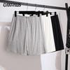 Women's Summer Shorts Elastic Waist Anti-glare Boxer Shorts Loose Casual Plus Size House Trousers