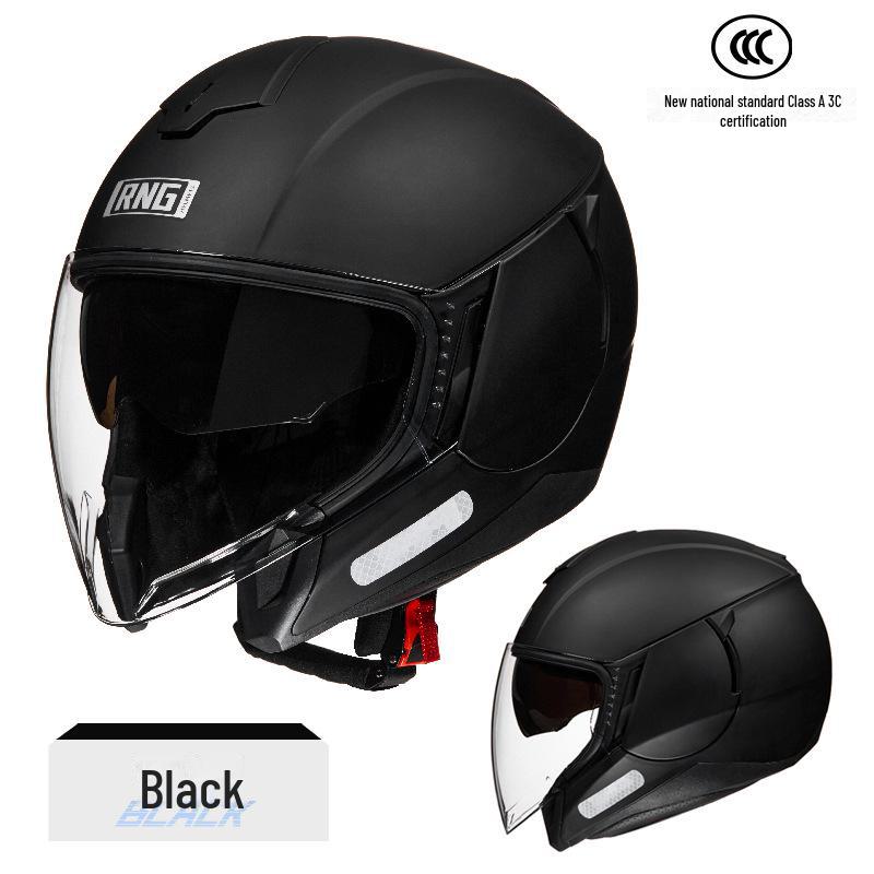 Мотоциклетный шлем RNG Unisex 3/4 - шлем для верховой езды в корейском стиле