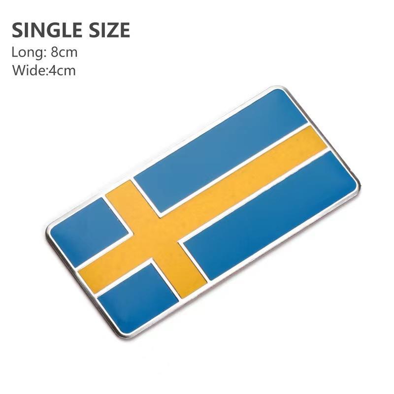 Car Side Logo Sticker Decoration Accessories For AWD Volvo V40 V50 S60 S60L S80L XC60 S40 XC40 XC90 V60 S80 S90 V90 T5 T6 T8