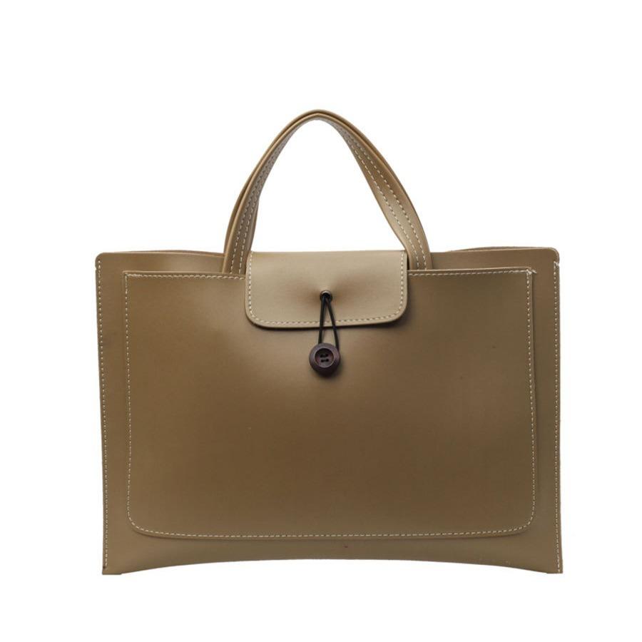 Сумка женская большой вместимости 2025 новая модная с ощущением высокого класса зарубежная универсальная ручная сумка популярная портативная сумка-тоут для компьютера