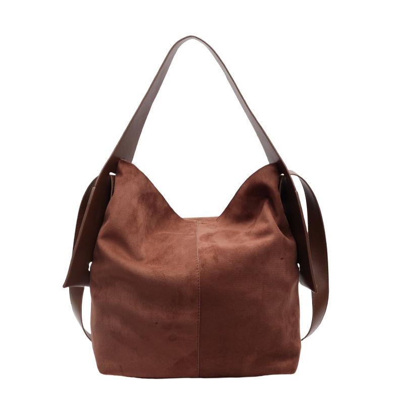 Осенне-зимние модные сумки, женские новые трендовые и популярные однотонные сумки через плечо, повседневные сумки-тоут большой вместимости для работы