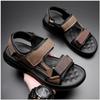 Fashion 2024 Summer Retro Fashion Platform Outdoor Beach Men's Sandals Designer New Soft Sole Casual Driving Men Shoes