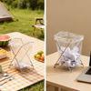 Stainless Steel Garbage Bag Holder Trash Bag Holder  for Kitchen Counter Office Desktop