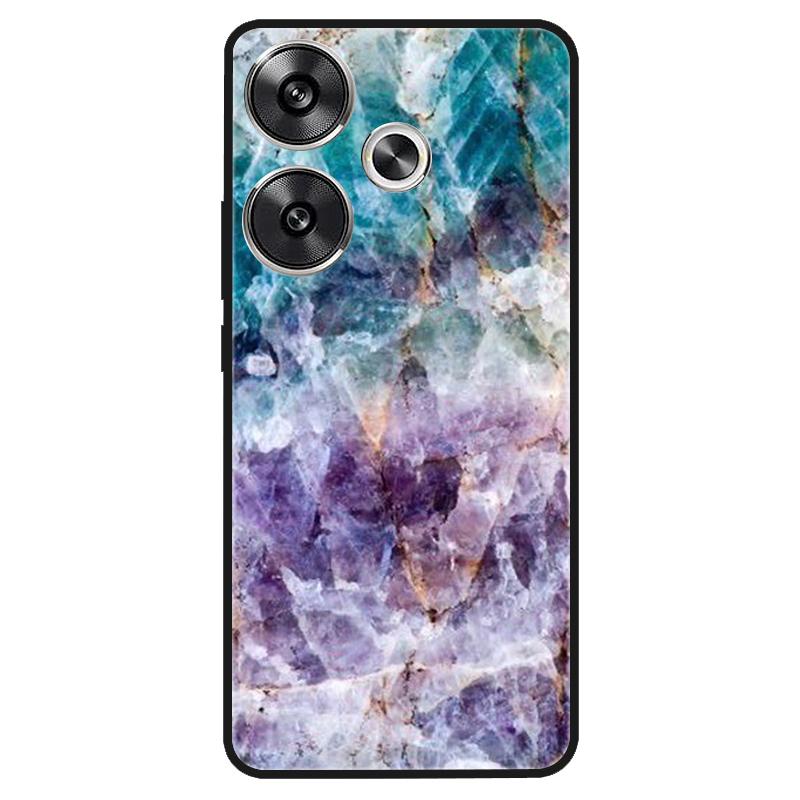 For Xiaomi Poco M6 4G Case Shockproof Soft Silicone TPU Bumper for Poco M6 4G Cover PocoM6 4G 2024 Lovely Luxury Cartoon Fundas