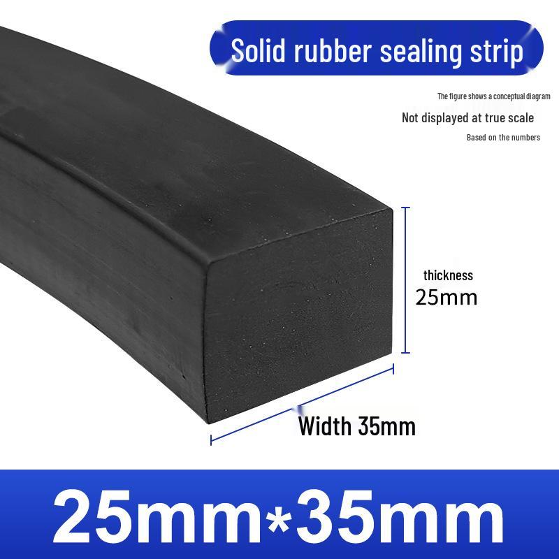 Nitrile Rubber Strip: Oil & Pressure-Resistant Shock Absorbing Glass Pad for Sealing & Joint Support