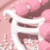 Массажный ролик Dickly Relax Roller 20 колес, Массажный ролик для расслабления мышц, Массажер для рук и ног, Круглые зажимы для ног для локтей, бедер, икр, ягодиц