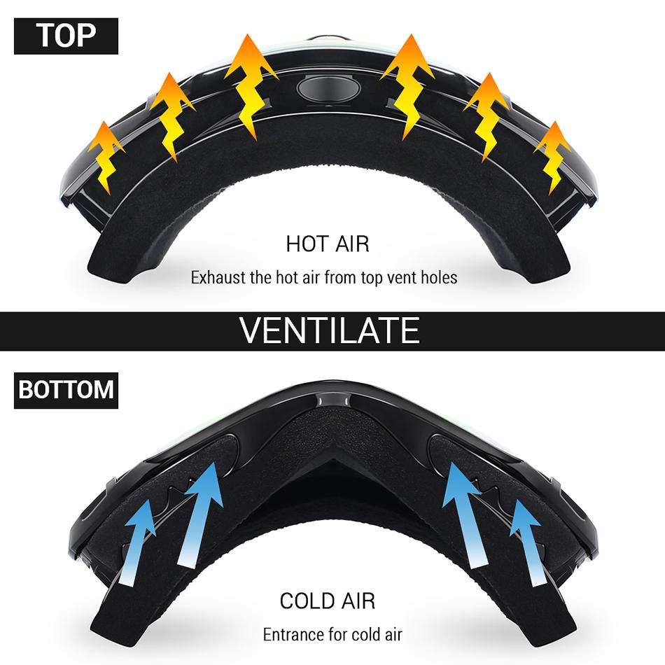 MAXJULI Ski Googles Protective UV Anti-Fog Snow Goggles for Men Women Youth M1 for Daily Use for Daily Use for Daily Use