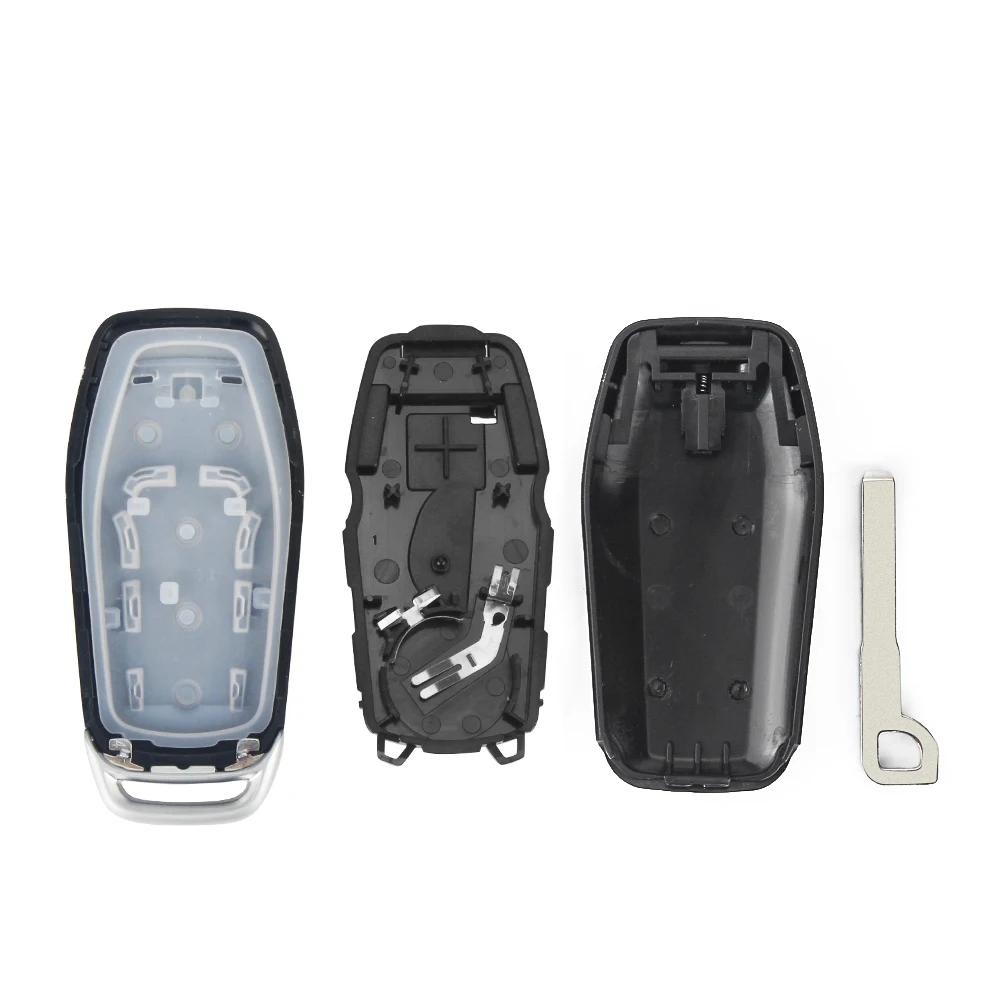 KEYYOU For 2015 2016 2017 Ford F-150 Explorer Edge Mustang Fusion Fob 3/4/5 Buttons Remote Smart Car Key Shell Case