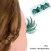 Fashion Exaggeration Stage Use 3D Thick Winged Feather Eyelashes Extension False Eyelashes