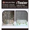 Cabin Engine Air Filter Kit For Odyssey (2018      2024 2025) Replaces 80292-TF0-G01, 17220-5J6-A10