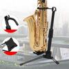 Foldable Tenor Saxophone Stand Tripod Holder Alto Sax Metal Floor Stand Tripod Holder Woodwind Instrument Accessories