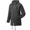 Coat Mufflon Patrick Wool Parka Grey Black