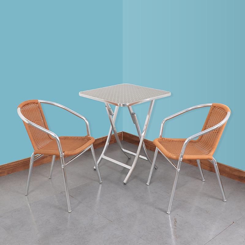 Акция Стол складной из алюминиевого сплава Удобный обеденный стол Дом Улица Сад Двор Досуг Барбекю Круглый Квадратный Месас