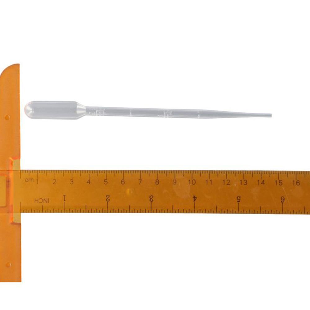 100Pcs Plastic Transfer Graduated Pipettes Clear Eye Dropper Set 2ml Liquid Dropper Science and Lab