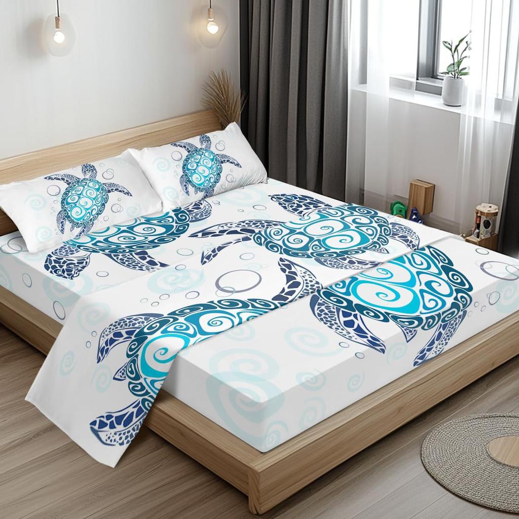 Богемный розовый узор Простыня Набор из четырех предметов Постельное белье Спальня Общежитие Постельная принадлежность Декор