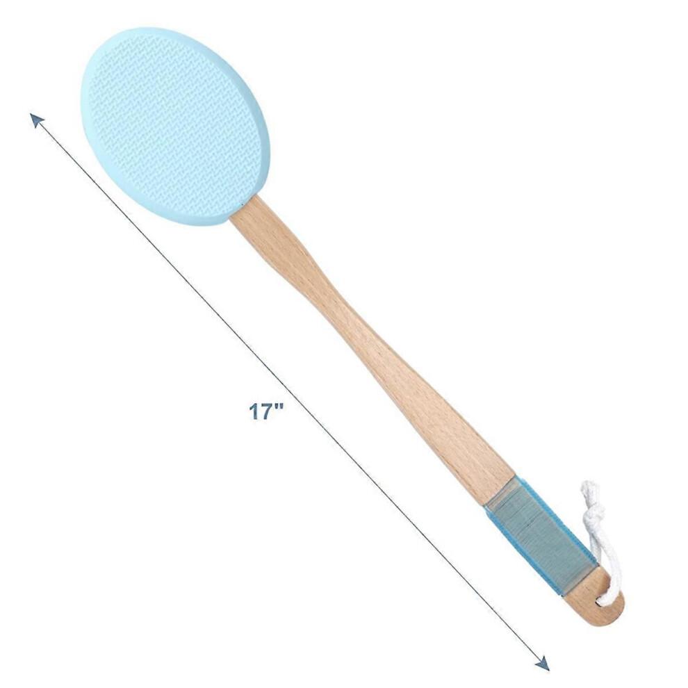 Lotion Applicator for Back, Feet, 4 Replaceable Pads with Long Handle, Back Sunscreen Applicator , A