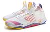 Li Ning Raid 4 Удобные низкие мужские кроссовки для бадминтона Бело-красные AYAR011-3