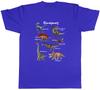 Collection of Dinosaurs TRex Triceratops Raptor Unisexs TShirt Tee Gift Top
