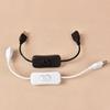 Медный USB-кабель 28 см с переключателем ВКЛ/ВЫКЛ для питания светодиодной лампы - Черный и Белый варианты