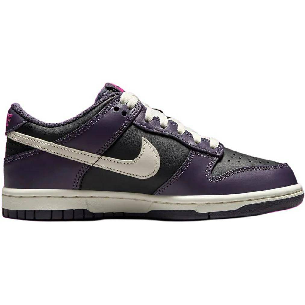 Nike Dunk Low GS Темный изюм Черный Бледно-слоновая кость Парус FB9109-003