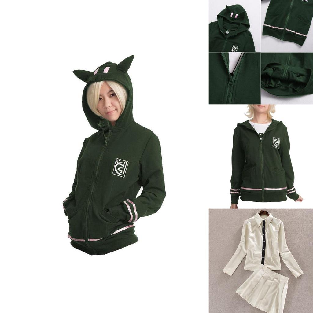 Косплей-костюм Худи Чиаки Нанами из Danganronpa с мягким высококачественным материалом