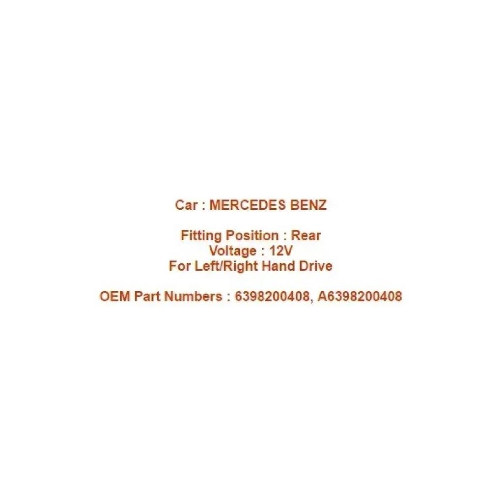 Новый для Mercedes Vito / Mixto W639 Мотор заднего стеклоочистителя 6398200408 A6398200408 2003-2011 2012 2013 2014 2015 2016 2017