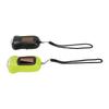 2pcs Hand Crank Flashlight Portable Rechargeable Lightweight Black Green Solar Powered Flashlight