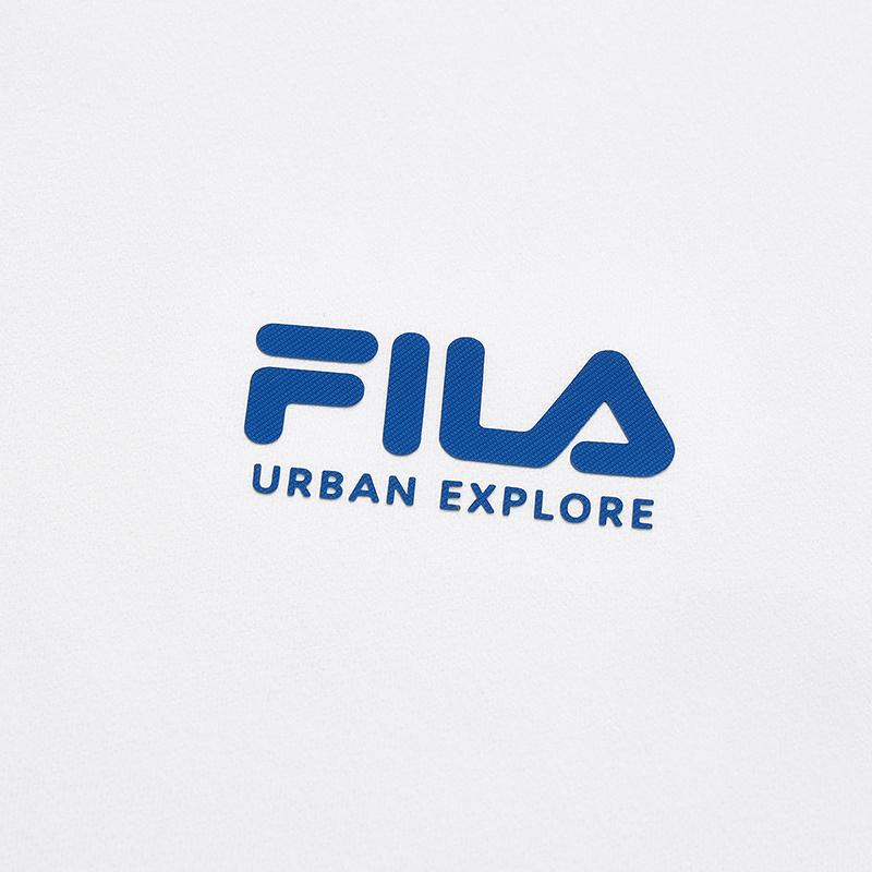 Fila Городской Исследователь Мода Минималистичный Спортивные Тренировки На Открытом Воздухе Универсальная Удобная Футболка с Коротким Рукавом Женские Топы Нефритово-Белый A11W618102FWT