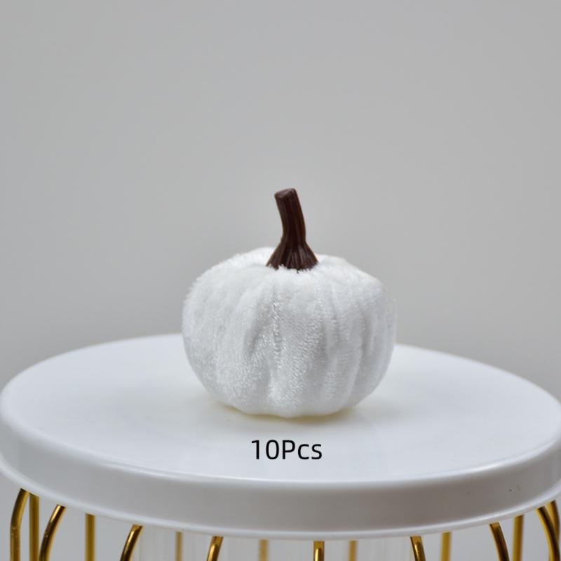 5/10Pcs Halloween Pumpkin Set 5Cm Artificial Pumpkin Decorations Halloween Party Foam Pumpkin Desktop Ornament Halloween Decor