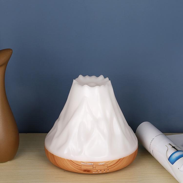Креативный USB-увлажнитель воздуха с функцией ароматерапии и эффектом дыма и древесной фактуры с возможностью нанесения индивидуального логотипа