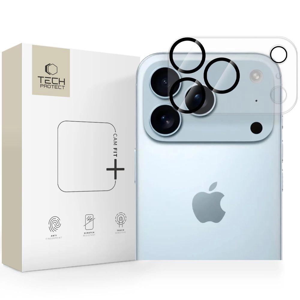 Osłona aparatu Tech-Protect Cam Fit+ na iPhone 17 Pro Max - przezroczysta