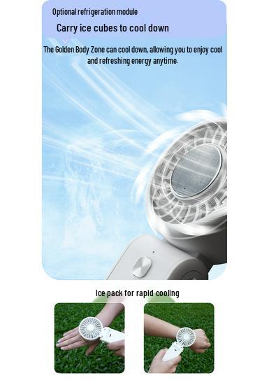 2026 High-Speed USB Mini Portable Folding Handheld Fan with Semiconductor Cooling Technology