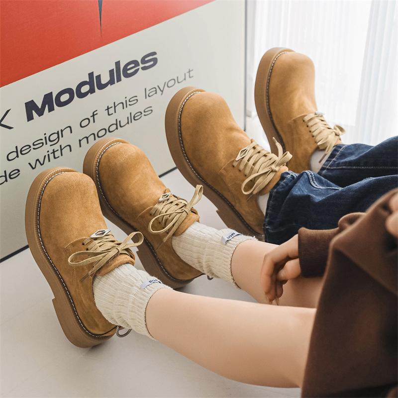 Туфли дерби для пожилых, для поездок на работу, с большой носочной частью, парная обувь, увеличивающая рост, ретро, рабочие туфли, повседневная кожаная обувь для поездок на работу 1077-J