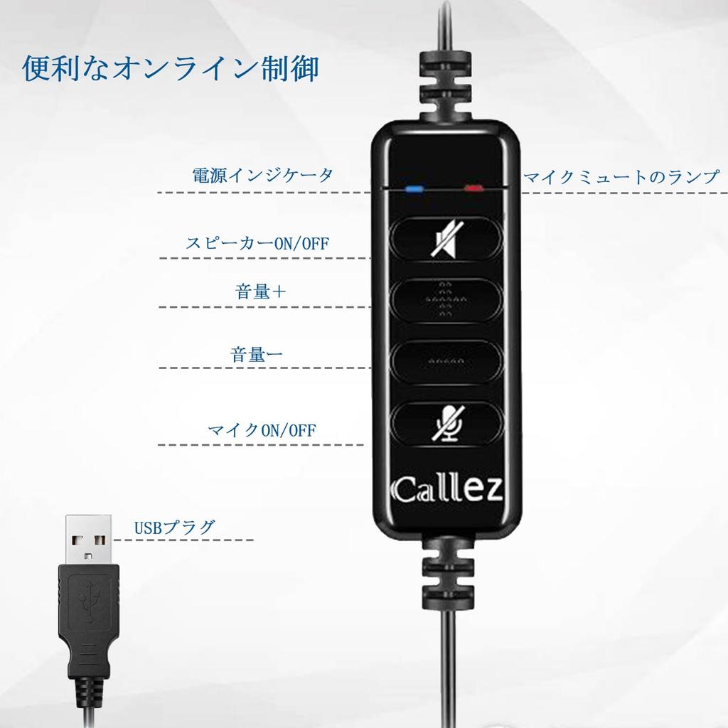 Гарнитура USB One Ear с микрофоном с шумоподавлением и управлением звуком, наушники для ПК, подходящие для удаленного вызова через Интернет, удаленной работы, четкого разговора