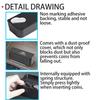 rlvc5 For Lexus Black Car Coin Organizer Case Money Storage Box Coin Container Wallet Organizer Holder RX350 IS250 CT200h ES250 ES300h