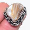 Кольцо из серебра 925 пробы с натуральным жемчугом Бива, размер 6 i5T11