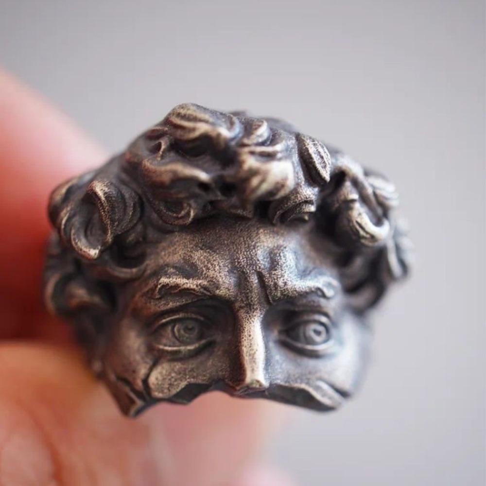 Регулируемое кольцо-маска с отверстием, художественное парное кольцо, креативные кольца для пальцев, женское подарочное украшение