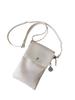 Smartphone Shoulder Flap Mini Shoulder Bag [mauve] Bag, 4-Pocket Style, (Grey Beige)