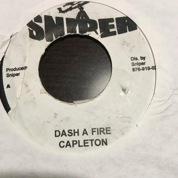 7-дюймовая пластинка CAPLETON / ELEPHANT MAN - Dash A Fire / High Grade НЕТ Снайпер Ямайский регги, ска и даб Б/У