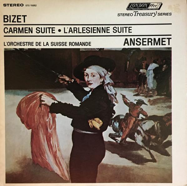 LP Record GEORGES BIZET, ERNEST ANSERMET, L'O - Carmen Suite • L'Arlesienne Suite STS15052 LONDON 1968 US Classical Used