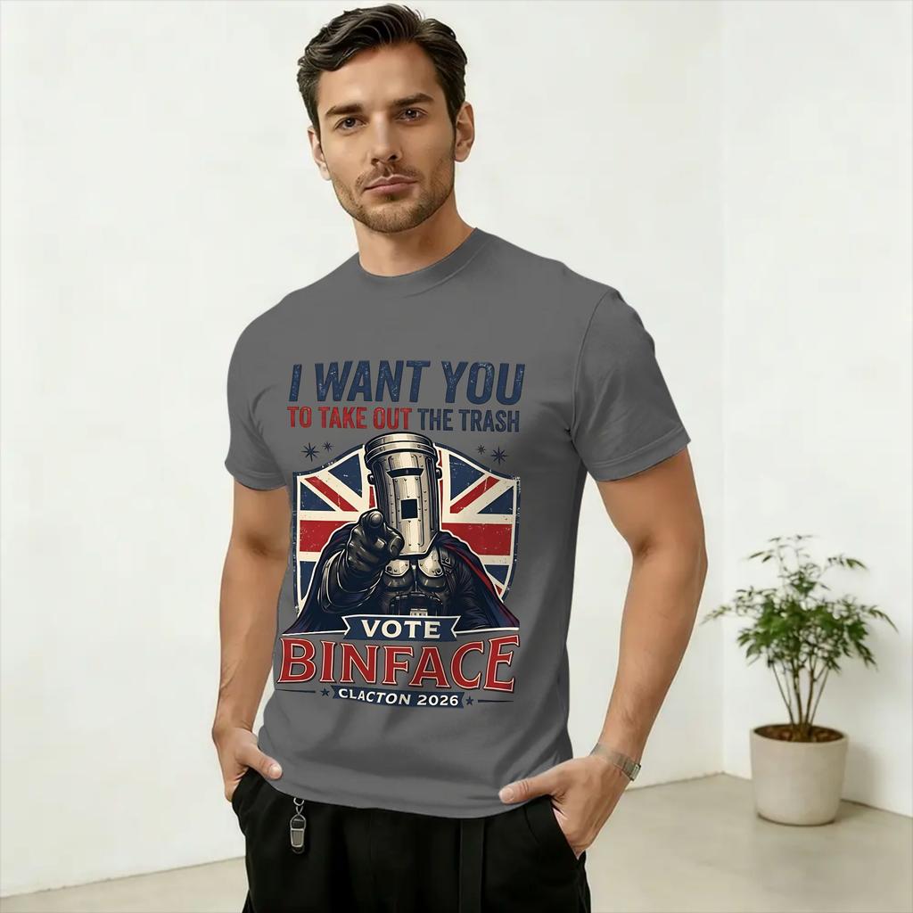Count Binface Sigma IX T Shirt Unisex Cotton Funny T-Shirt Round Collar Tees Short Sleeve Clothes Adult